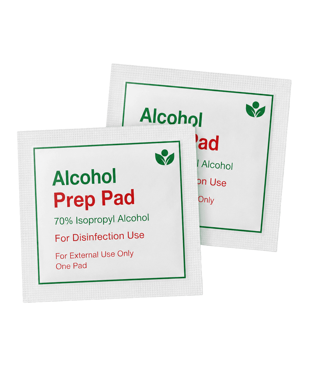 Alcohol prep pads